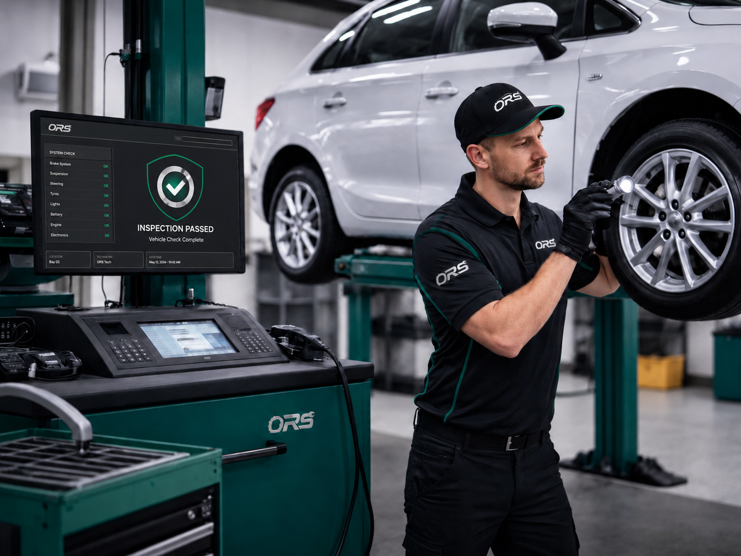 ORS Autos technician carrying out a vehicle repair